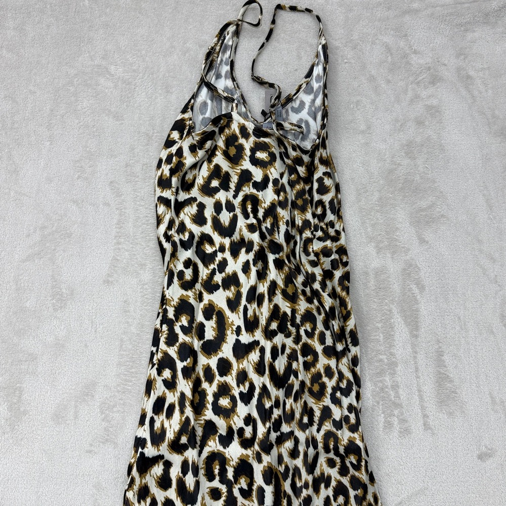 Conditions Apply Anthropologie Elva Slip Maxi Dress Women Small‎ P Leopard Print - Picture 5 of 15